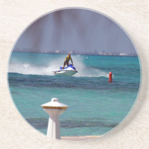 Dessous De Verre En Grès Paradis du Jet Ski