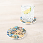 Dessous De Verre En Grès Parapluie 3 (Côté)