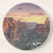 Dessous De Verre En Grès Parc national de canyon de Zion (Devant)