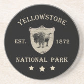Dessous De Verre En Grès parc national de yellowstone (Devant)