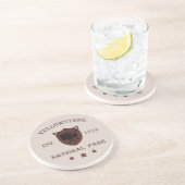 Dessous De Verre En Grès Parc national de Yellowstone (Côté)