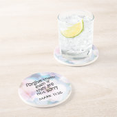 Dessous De Verre En Grès Pardonnez-leur (Côté)