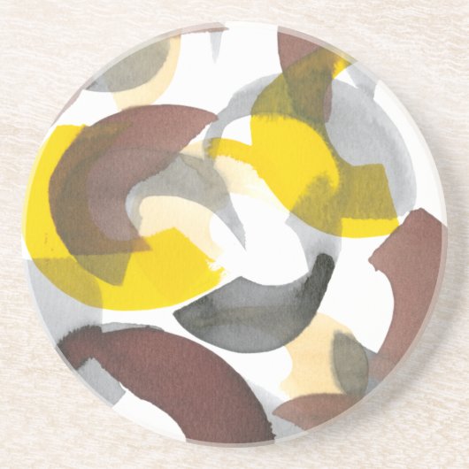 Dessous De Verre En Grès Parenthèse II (Devant)