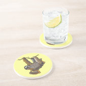 Dessous De Verre En Grès paresseux (Côté)