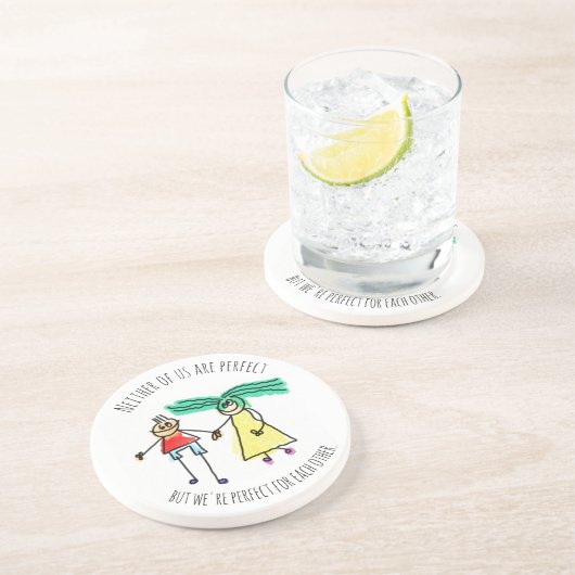 Dessous De Verre En Grès Parfait Pour Chacun (Côté)