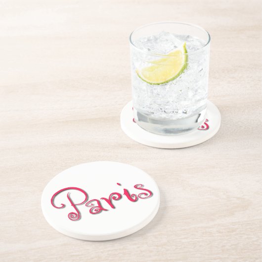 Dessous De Verre En Grès Paris (Côté)