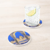 Dessous De Verre En Grès Parlement hongrois à Dusk (Côté)