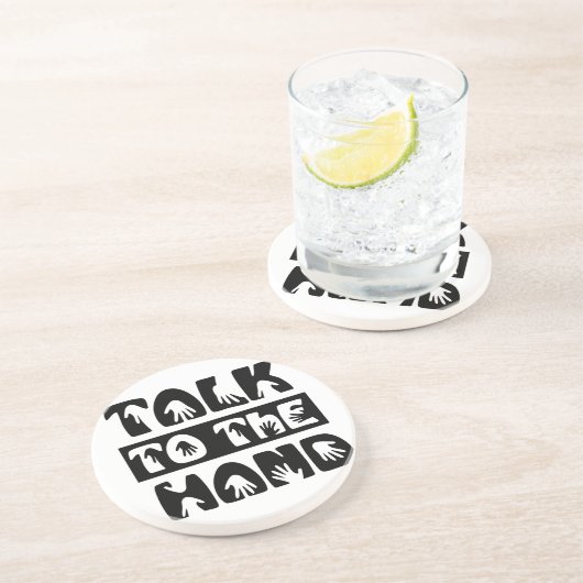 Dessous De Verre En Grès Parler À La Main (Côté)