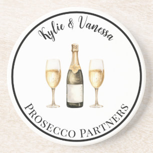 Dessous De Verre En Grès Partenaires Prosecco Boivent