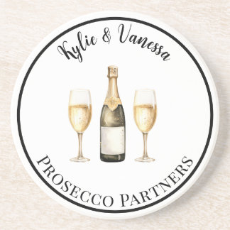 Dessous De Verre En Grès Partenaires Prosecco Boivent