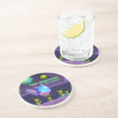 Dessous De Verre En Grès Pas de gravité pas de limites (Côté)