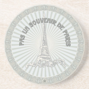 Dessous De Verre En Grès Pas un souvenir de Paris