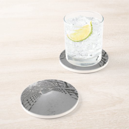Dessous De Verre En Grès Passerelle (Côté)