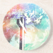 Dessous De Verre En Grès Pastel de la Sainte Croix (Devant)