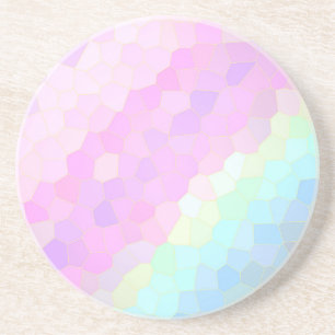 Dessous De Verre En Grès Pastel Mosaic