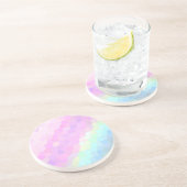 Dessous De Verre En Grès Pastel Mosaic (Côté)