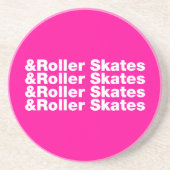 Dessous De Verre En Grès & Patins à rouleaux (Devant)