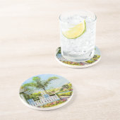 Dessous De Verre En Grès Patio de canal (Côté)