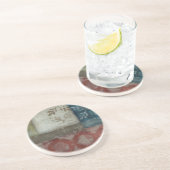 Dessous De Verre En Grès Patrimoine Abstrait II (Côté)