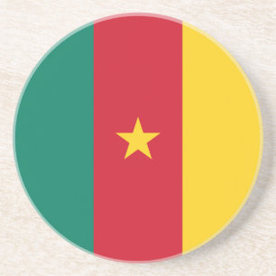 Dessous De Verre En Grès Patriotic Cameroon