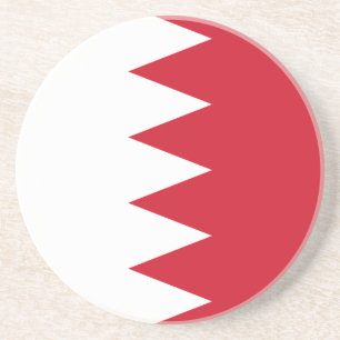 Dessous De Verre En Grès Patriotic Flag of Bahrain Coaster