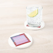 Dessous De Verre En Grès Patriotique (Côté)