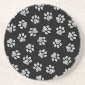 Dessous De Verre En Grès Patrouilles de Doodle, Paws de Chien, Paws Blanche (Devant)