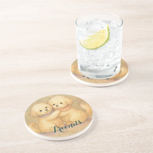 Dessous De Verre En Grès Pattes apparentées (Côté)