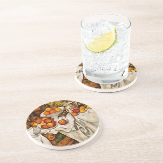 Dessous De Verre En Grès Paul Cezanne Pomples Oranges Impressionnisme (Côté)
