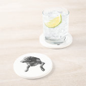 Dessous De Verre En Grès Pause côté table, Labrador (Côté)