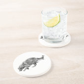 Dessous De Verre En Grès Pause dorée à la table (Côté)