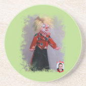 Dessous De Verre En Grès Payaso/Pallaso/Clown (Devant)