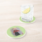 Dessous De Verre En Grès Payaso/Pallaso/Clown (Côté)