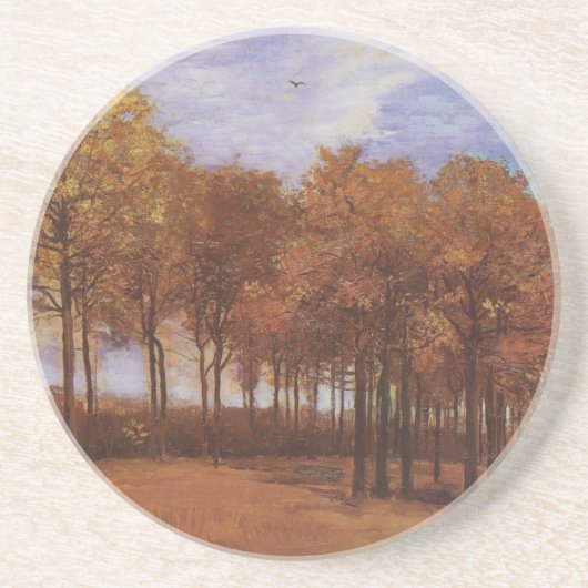 Dessous De Verre En Grès Paysage d'automne - Vincent Van Gogh (Devant)