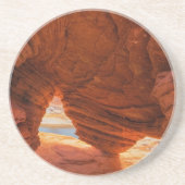 Dessous De Verre En Grès Paysage de grotte de grès érodé (Devant)