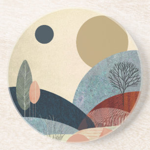 Dessous De Verre En Grès Paysage de Imaginaire Hills