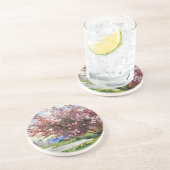 Dessous De Verre En Grès Paysage de peinture d'aquarelle (Côté)
