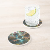 Dessous De Verre En Grès Paysage magique des chutes d'eau (Côté)