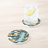Dessous De Verre En Grès Paysage moderne (Côté)