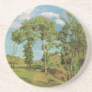 Dessous De Verre En Grès Paysage Paysage Frédéric Bazille Impressionniste