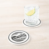 Dessous De Verre En Grès Paysage rural 05 (Côté)