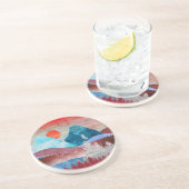 Dessous De Verre En Grès Paysage Silver Eagle (Côté)