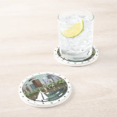 Dessous De Verre En Grès Paysage urbain (Côté)