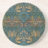 Dessous De Verre En Grès Peacock and Dragon, 1878, par William Morris (Devant)