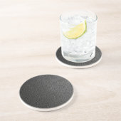 Dessous De Verre En Grès Peau de serpent noir (Côté)