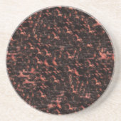 Dessous De Verre En Grès Peau rose et noire de serpent (Devant)