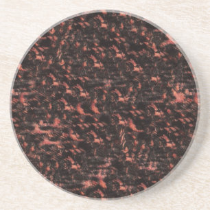 Dessous De Verre En Grès Peau rose et noire de serpent