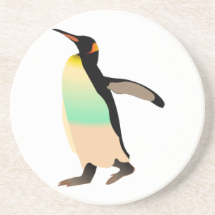 Dessous De Verre En Grès Peguin coloré