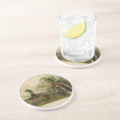 Dessous De Verre En Grès Peinture d'oiseaux de Mallard Duck Audubon (Côté)