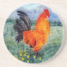 Peinture d'oiseaux Poulet de coq